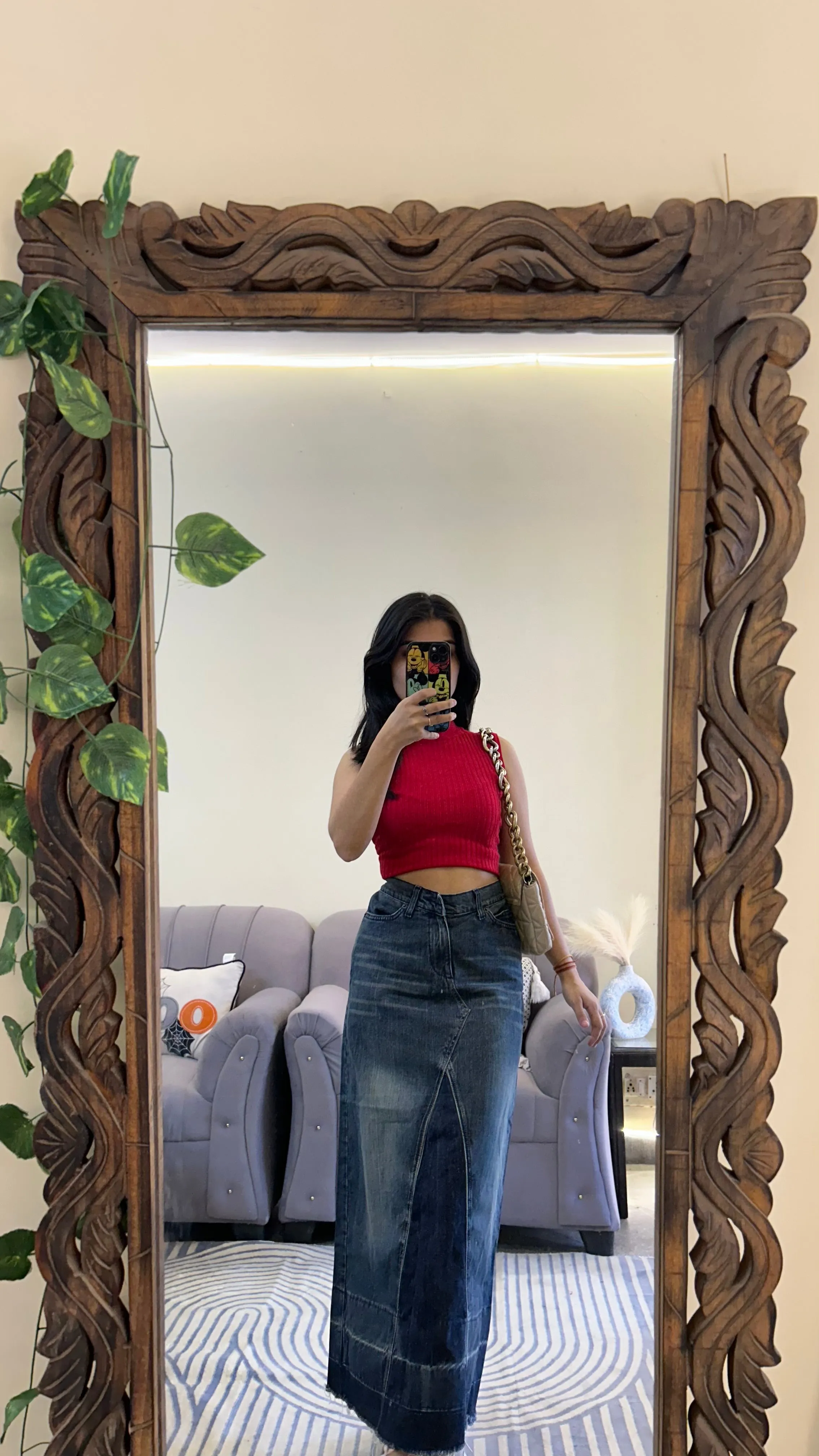 48) Korean skirt waist:28/l:34