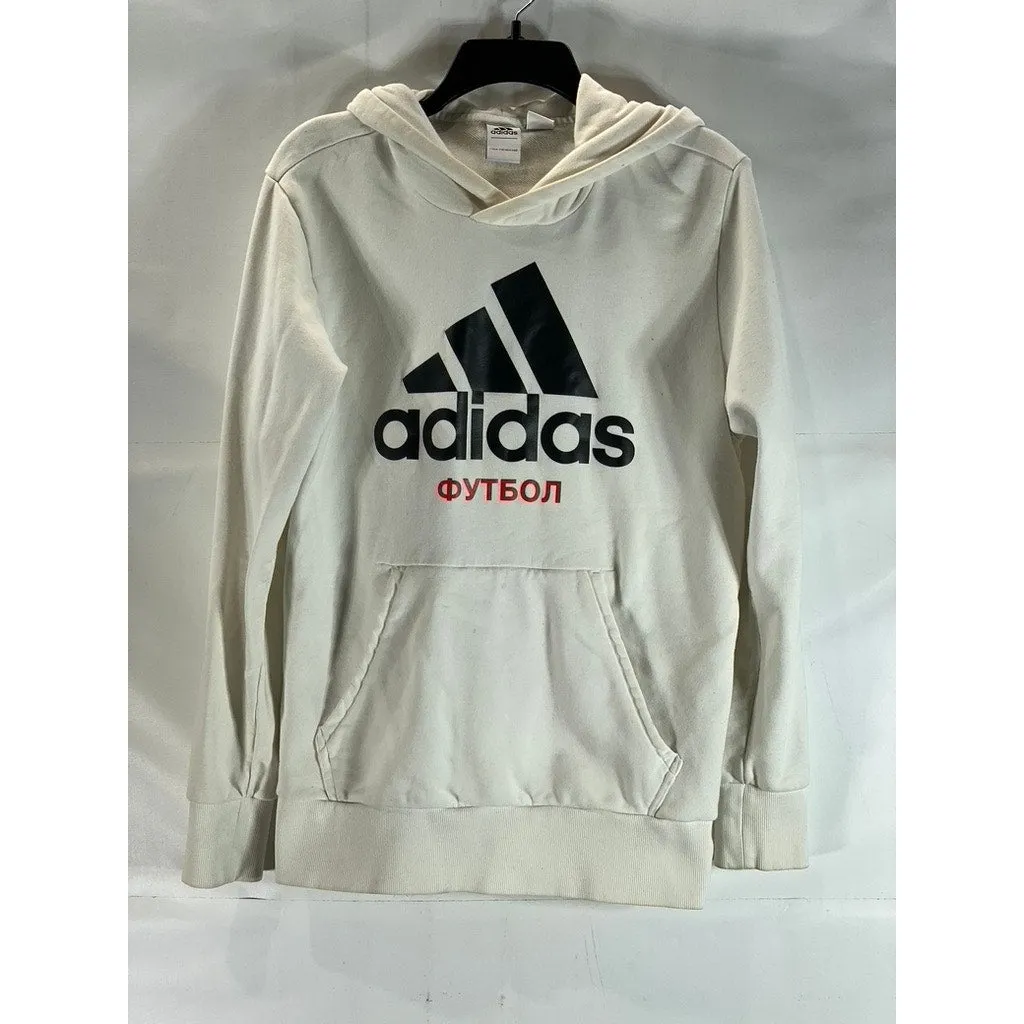 ADIDAS X Gosha Rubchinskiy Men's White Graphic Pullover Hoodie SZ M