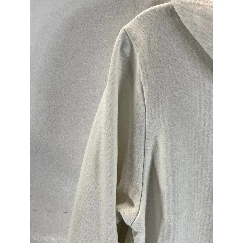 ADIDAS X Gosha Rubchinskiy Men's White Graphic Pullover Hoodie SZ M