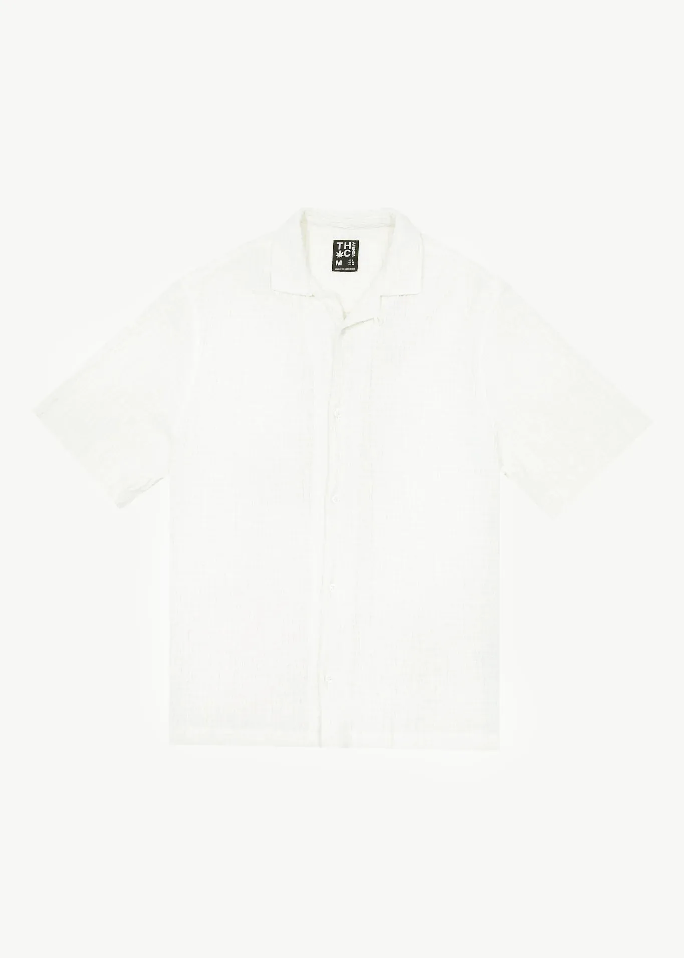 Afends Calm Cuban Short Sleeve Shirt - White