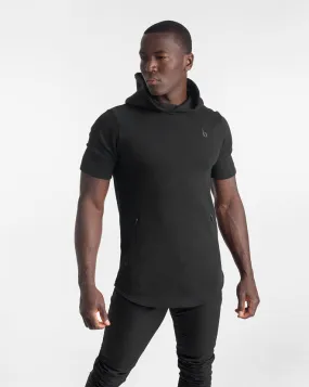 Athleisure SS. Hoodie MEN - Black