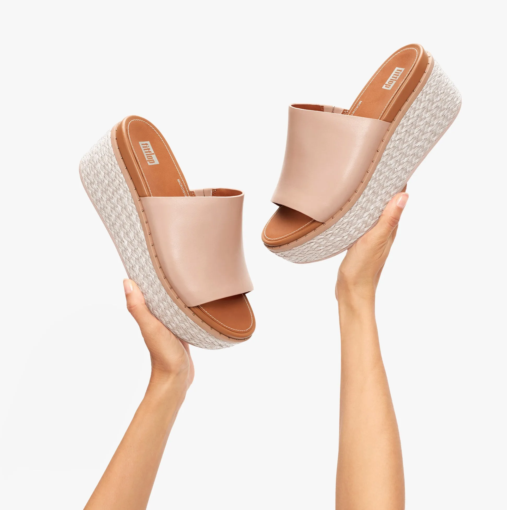 AY9-137 ELOISE ESPADRILLE Ladies Wedges  Beige