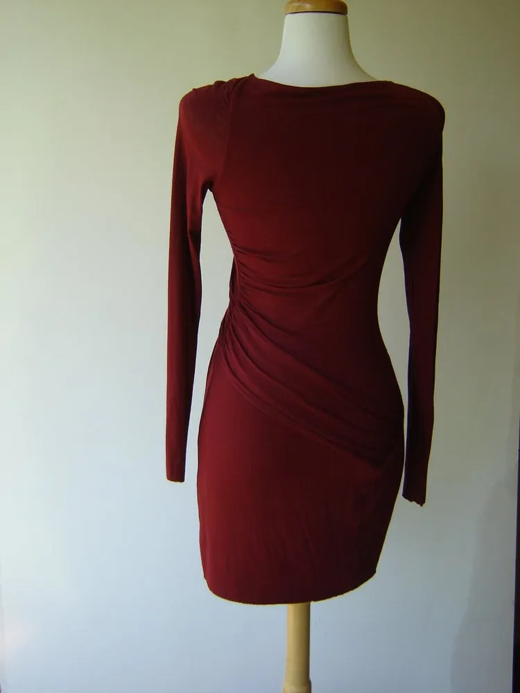 Baily 44 Dress in Burgundy