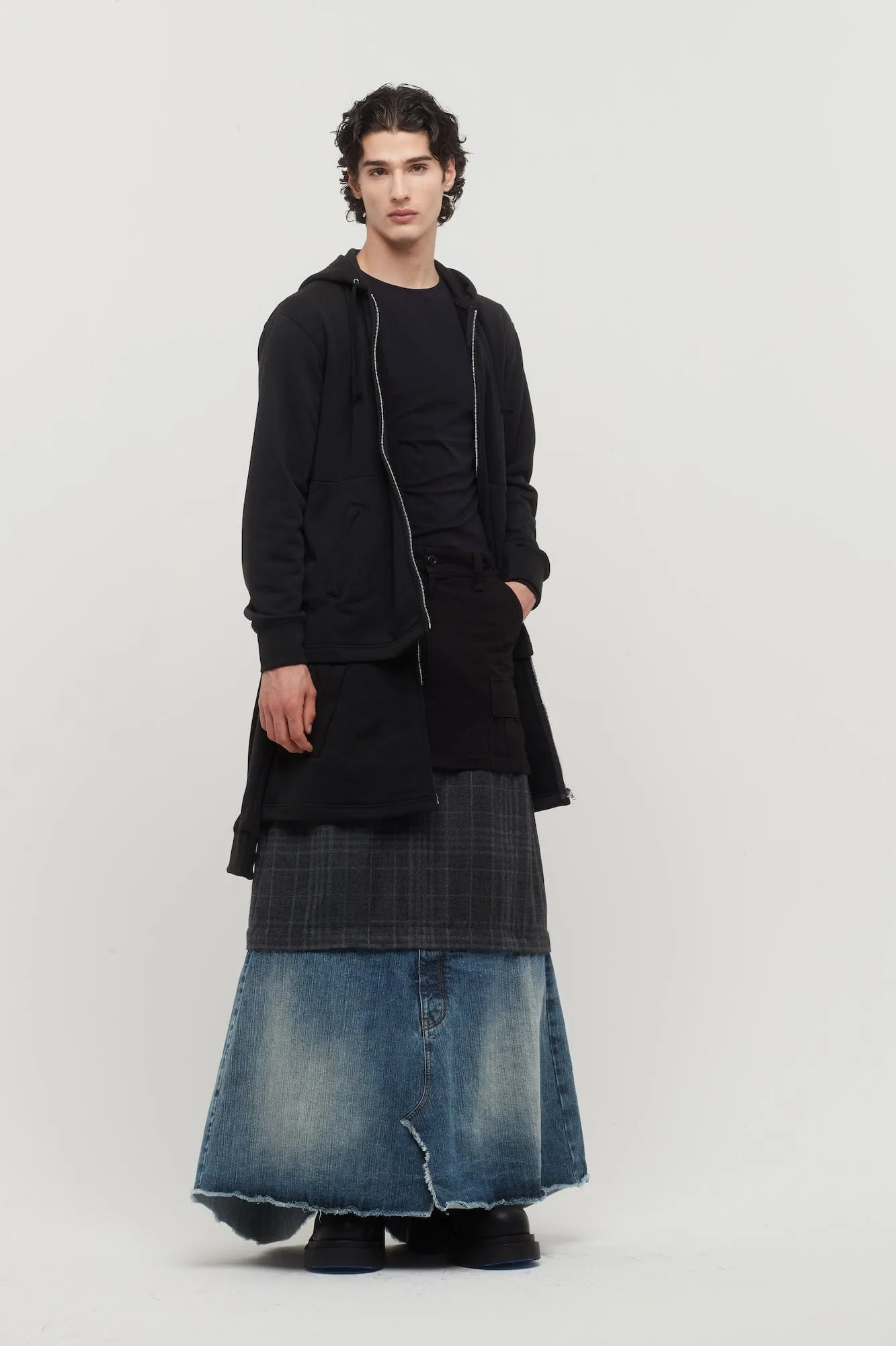 Balenciaga Layered Cargo Skirt