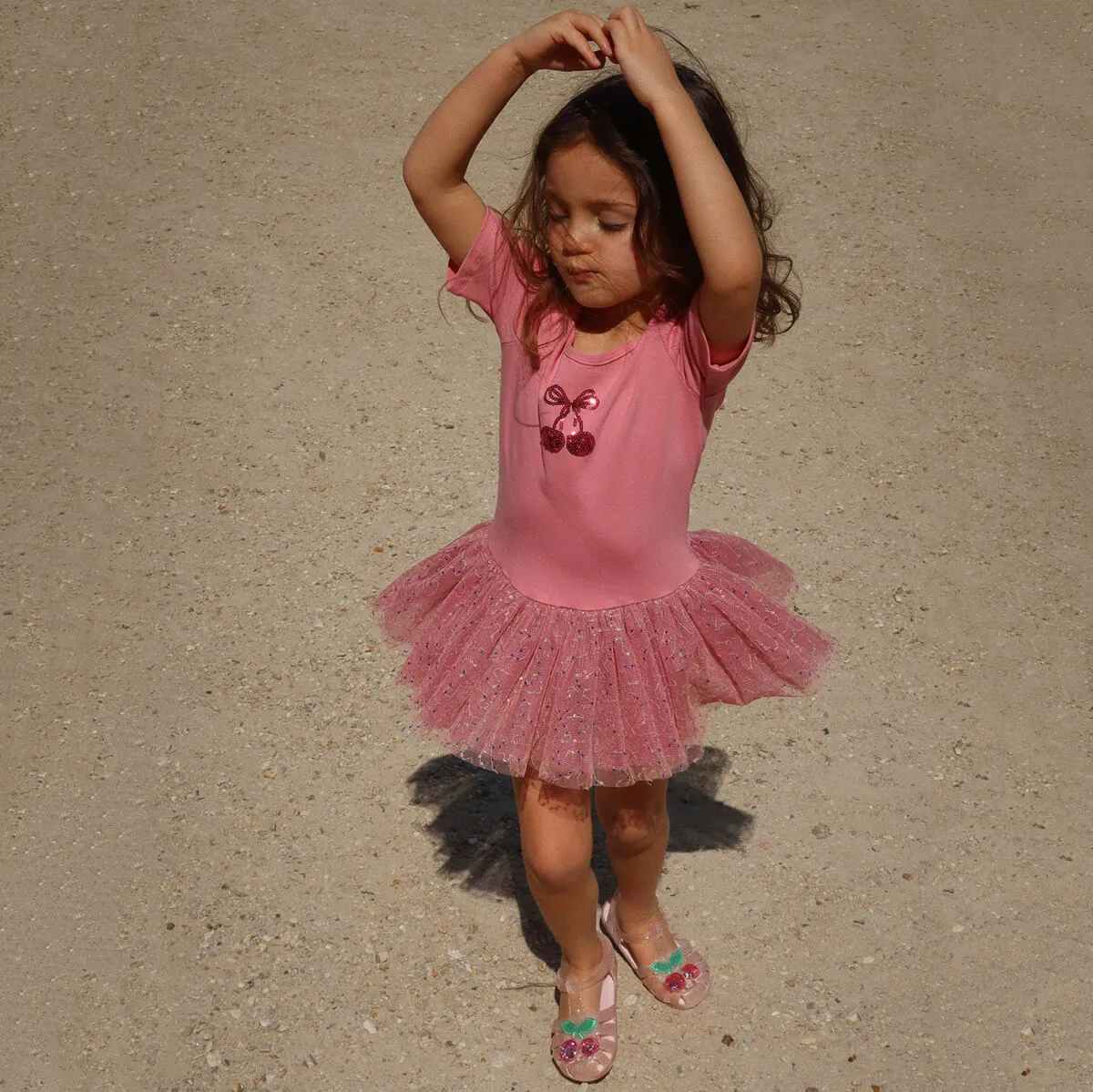 Ballerina Dress in Strawberry Ice by Konges Slojd