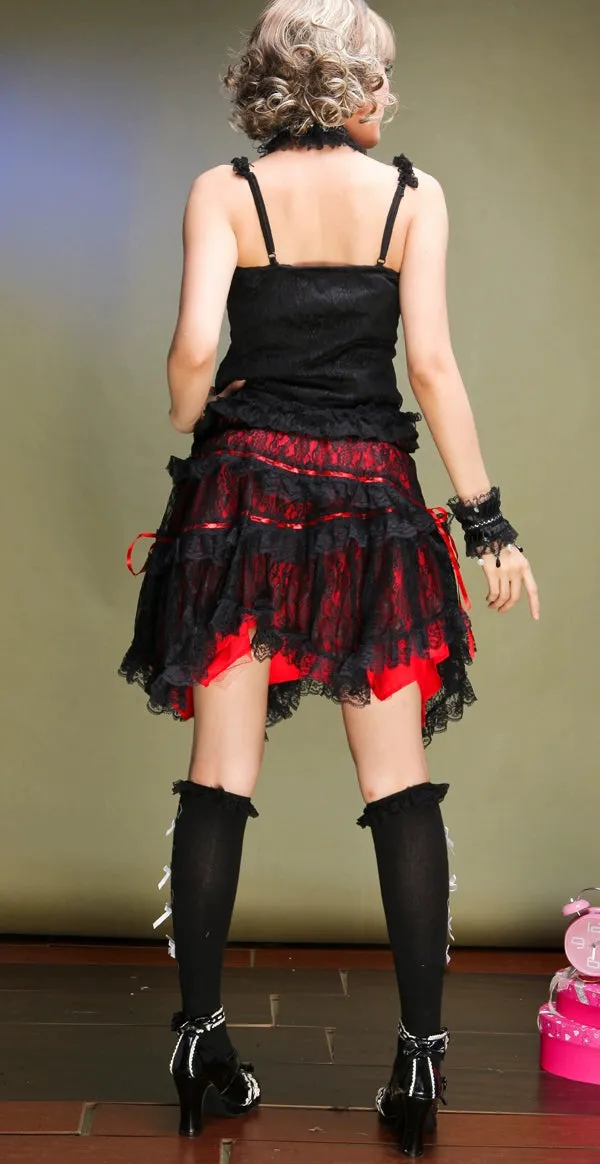 (BFM)G.L.P~Rococo Lolita Skirt Irregular Lace Skirt