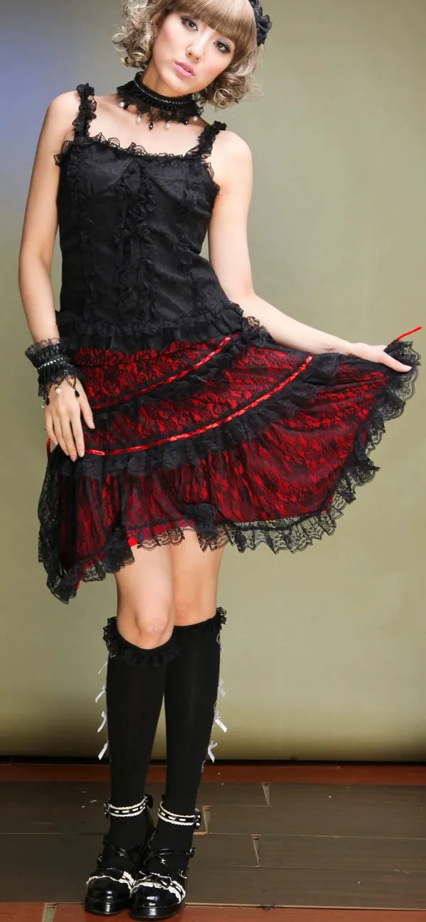 (BFM)G.L.P~Rococo Lolita Skirt Irregular Lace Skirt