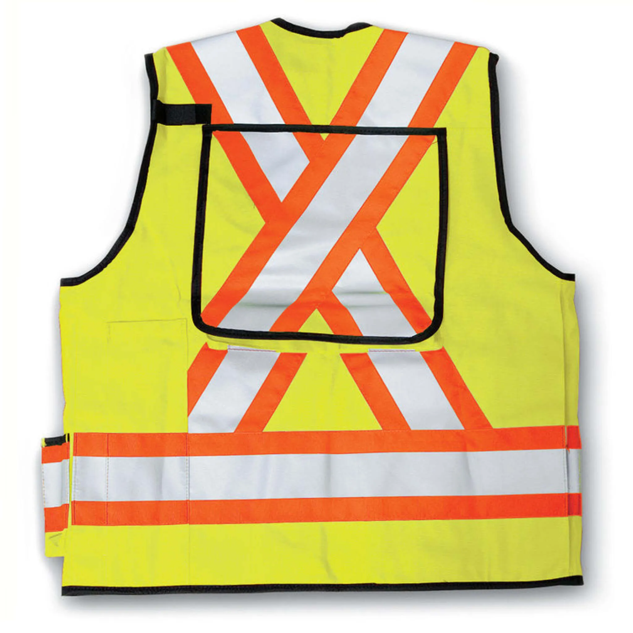Big K Men's Hi-Vis Surveyor Safety Vest CSA Approved Pocket King with 8 Pockets | 3M Reflective Tape | Durable & Comfortable | Sizes S-5XL