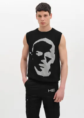 Black Knitted Vest
