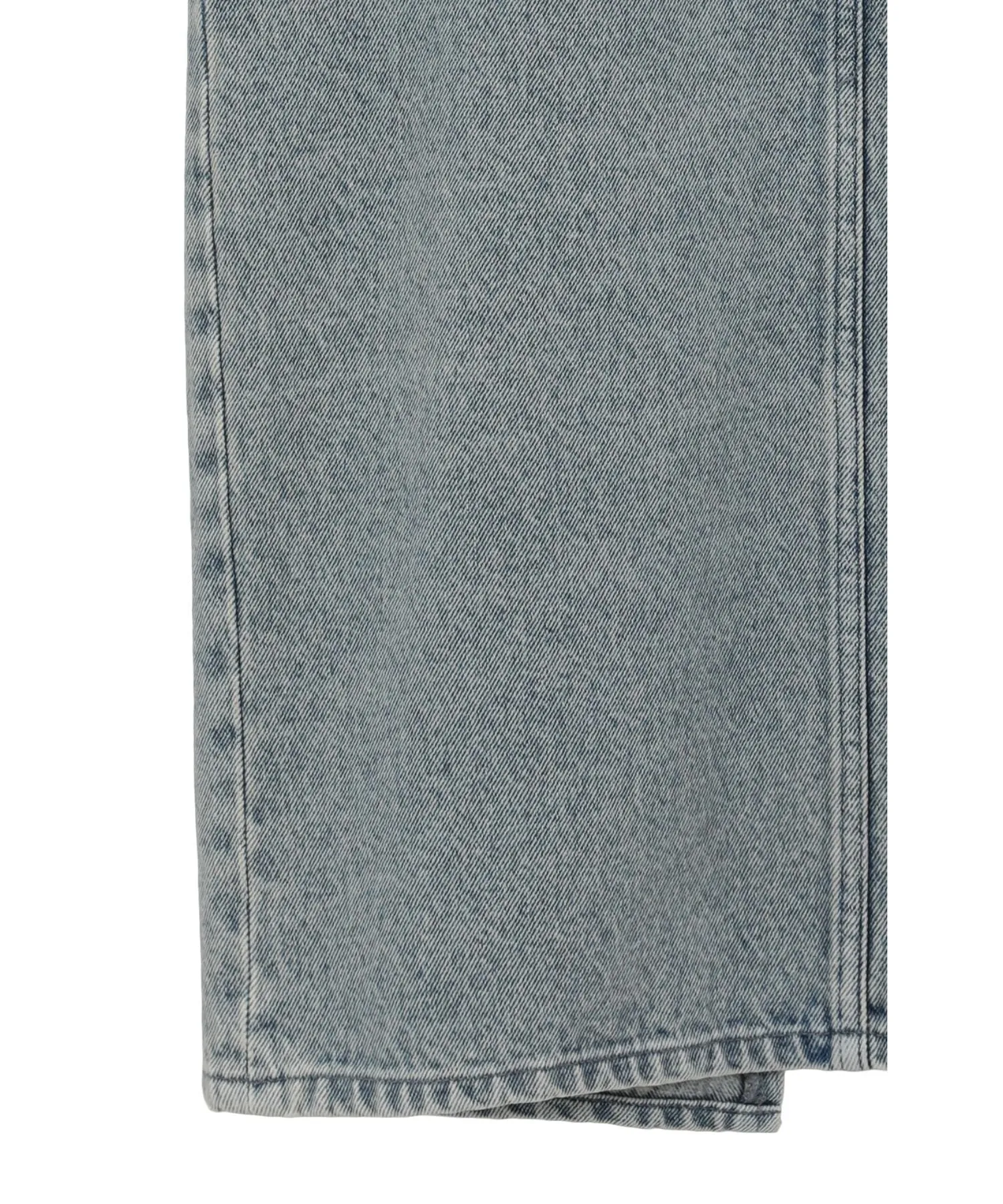 CIRCLE CUT LAYERED DENIM SKIRT