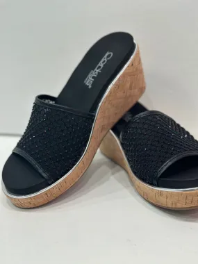 Corky's Let's Mesh Around Sandals - Black