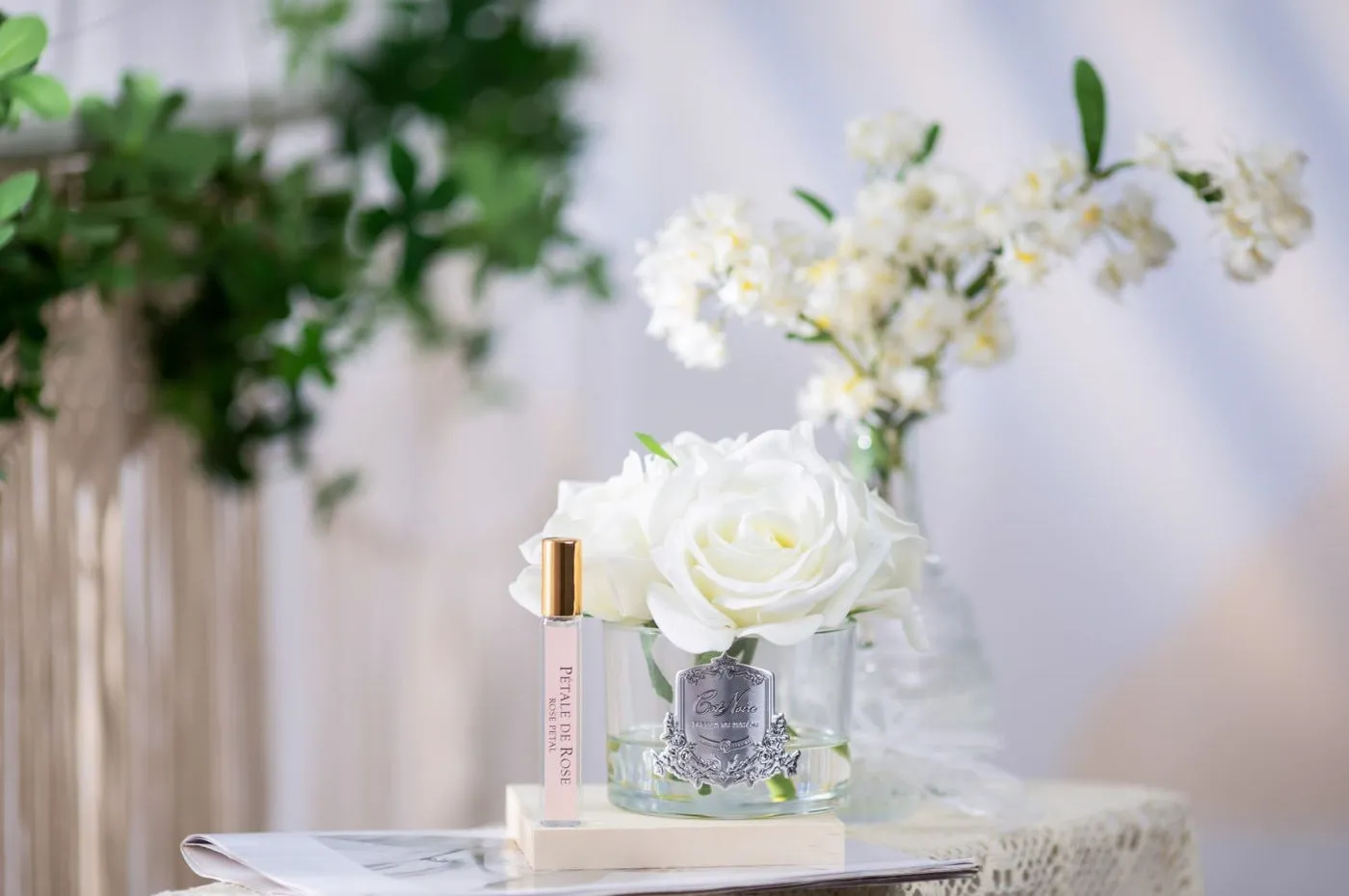 COTE NOIRE PERFUMED NATURAL TOUCH 5 ROSES - CLEAR - IVORY WHITE