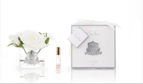 COTE NOIRE PERFUMED NATURAL TOUCH 5 ROSES - CLEAR - IVORY WHITE