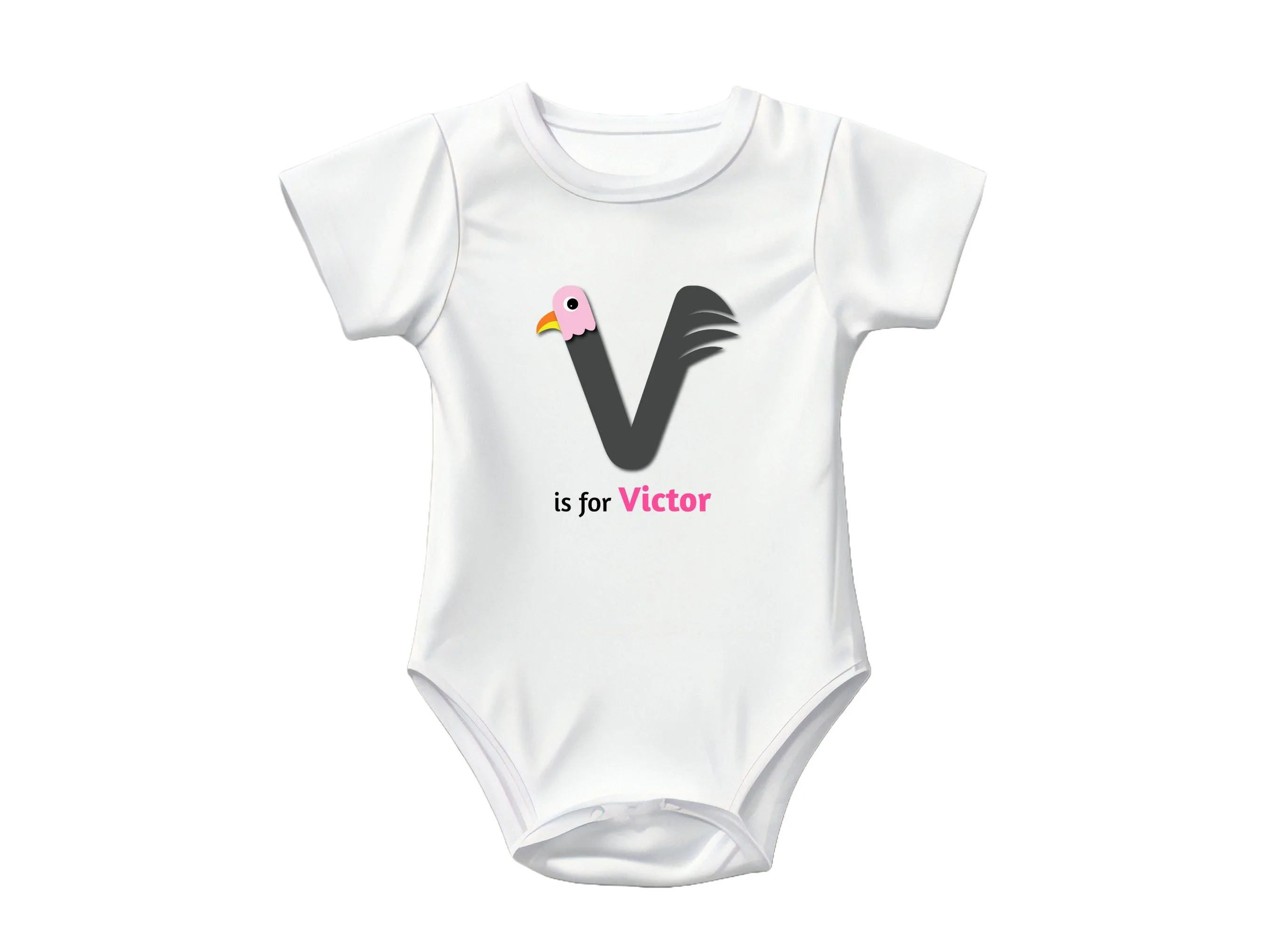 Custom Kids Tshirt Gift For Toddler Girls with Initials V On Shirt Gift For Kids