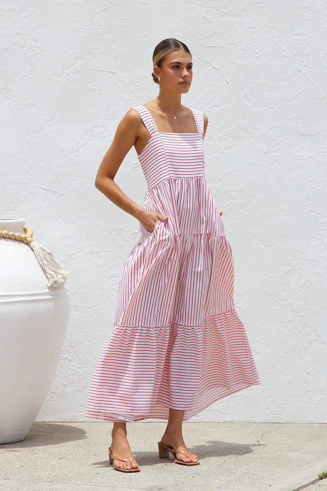 Daphne Maxi Dress RED