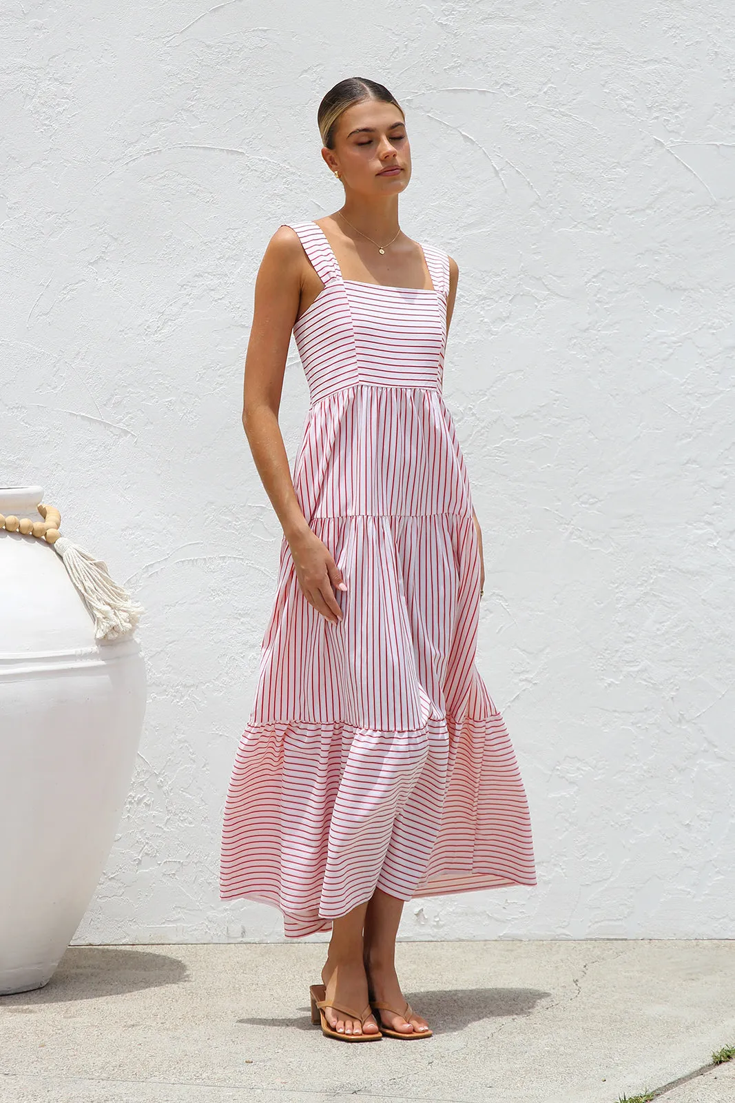 Daphne Maxi Dress RED
