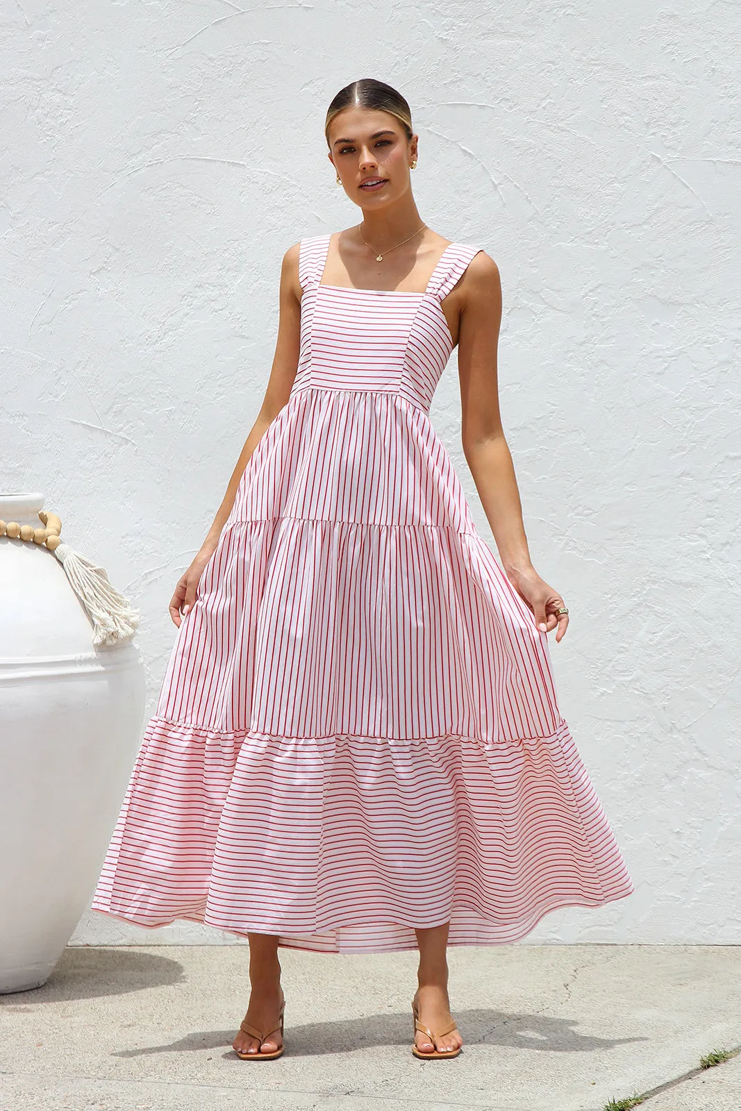 Daphne Maxi Dress RED