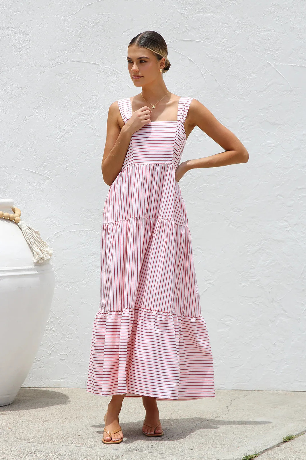 Daphne Maxi Dress RED