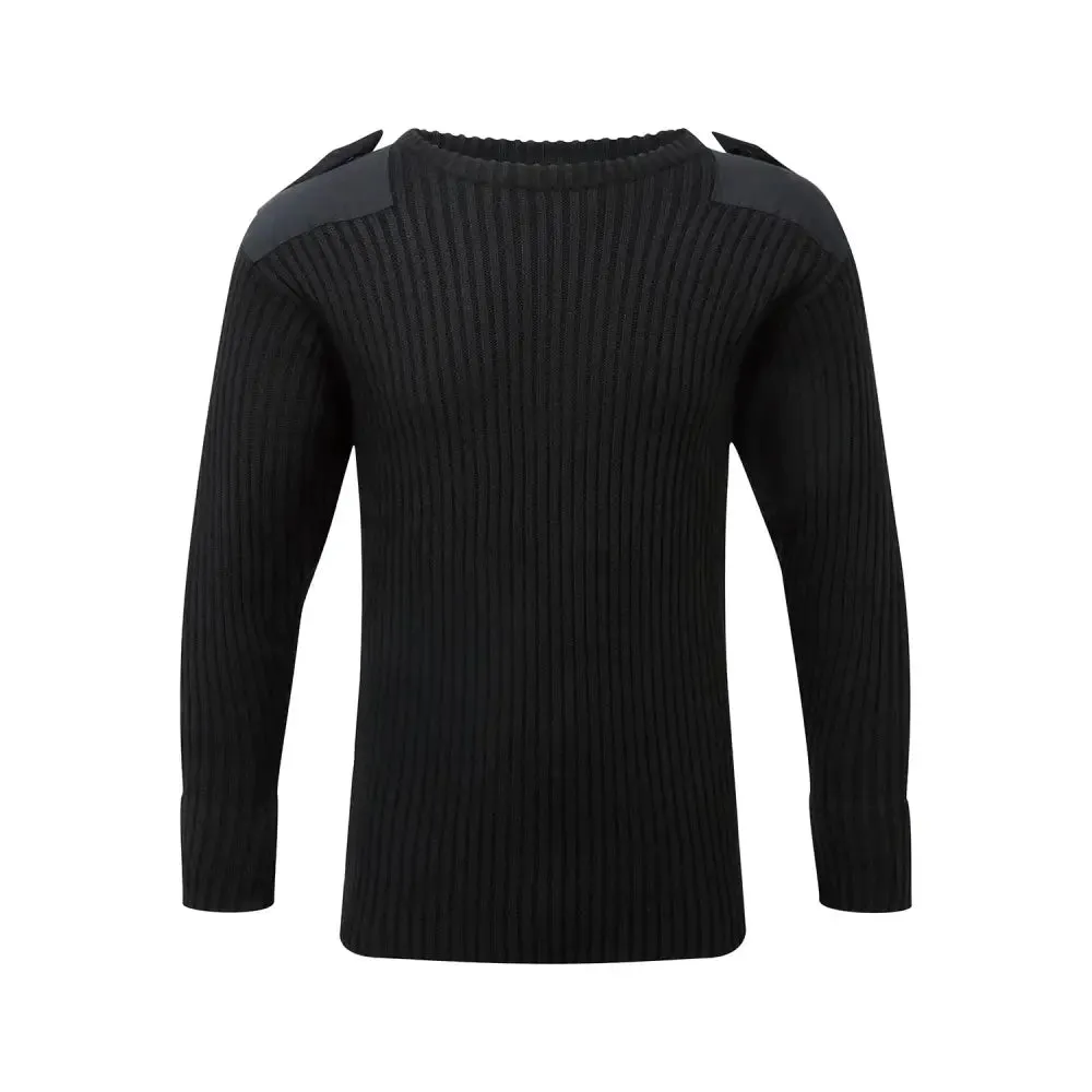 Fort Crew Neck Combat Jumper Black