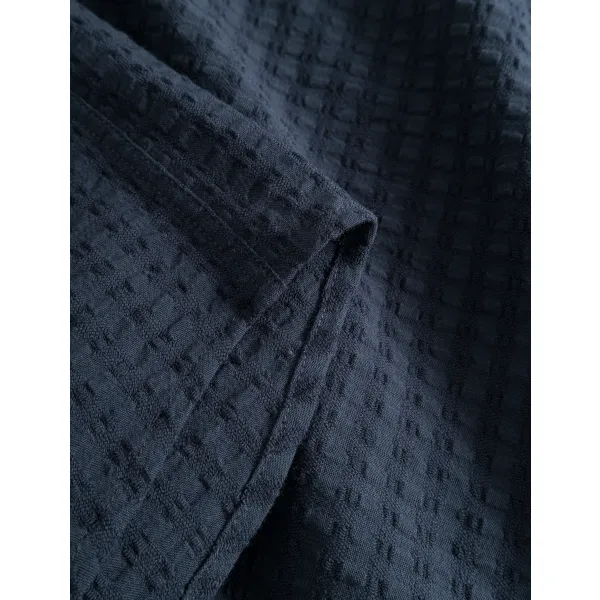 Forét Dawn Jacquard Shirt (navy)