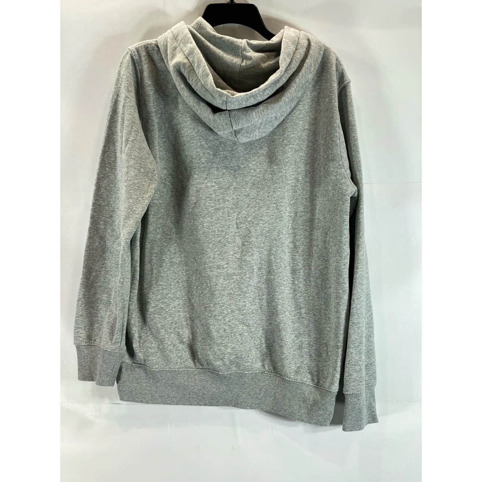 GOODFELLOW & CO Men's Light Gray Lipton Graphic Regular-Fit Pullover Hoodie SZ L