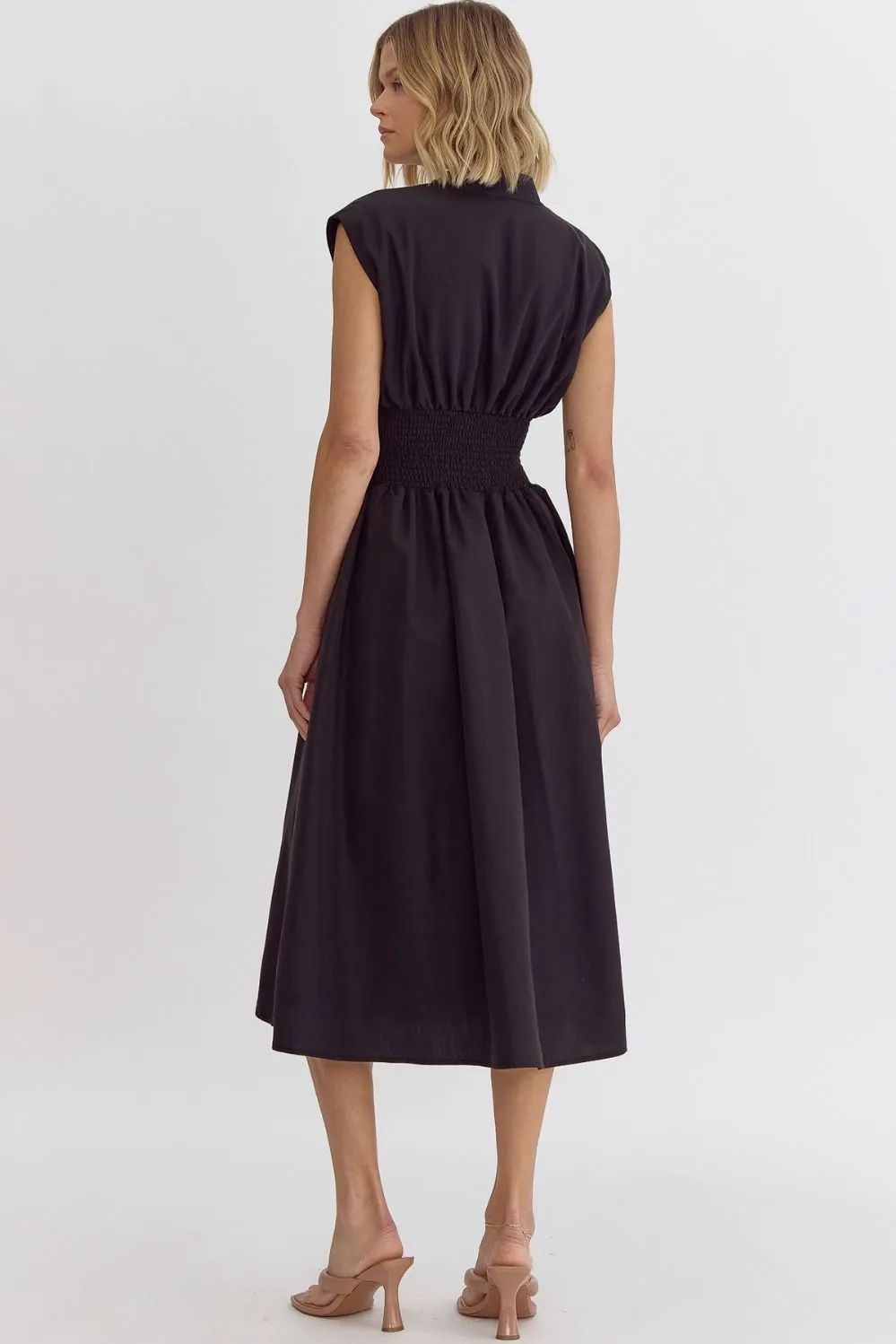 Hear Me Out Midi Zipper Dress