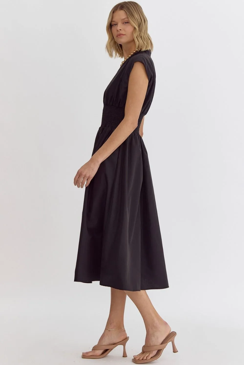 Hear Me Out Midi Zipper Dress