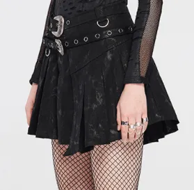 High Waisted Pleated Skirt