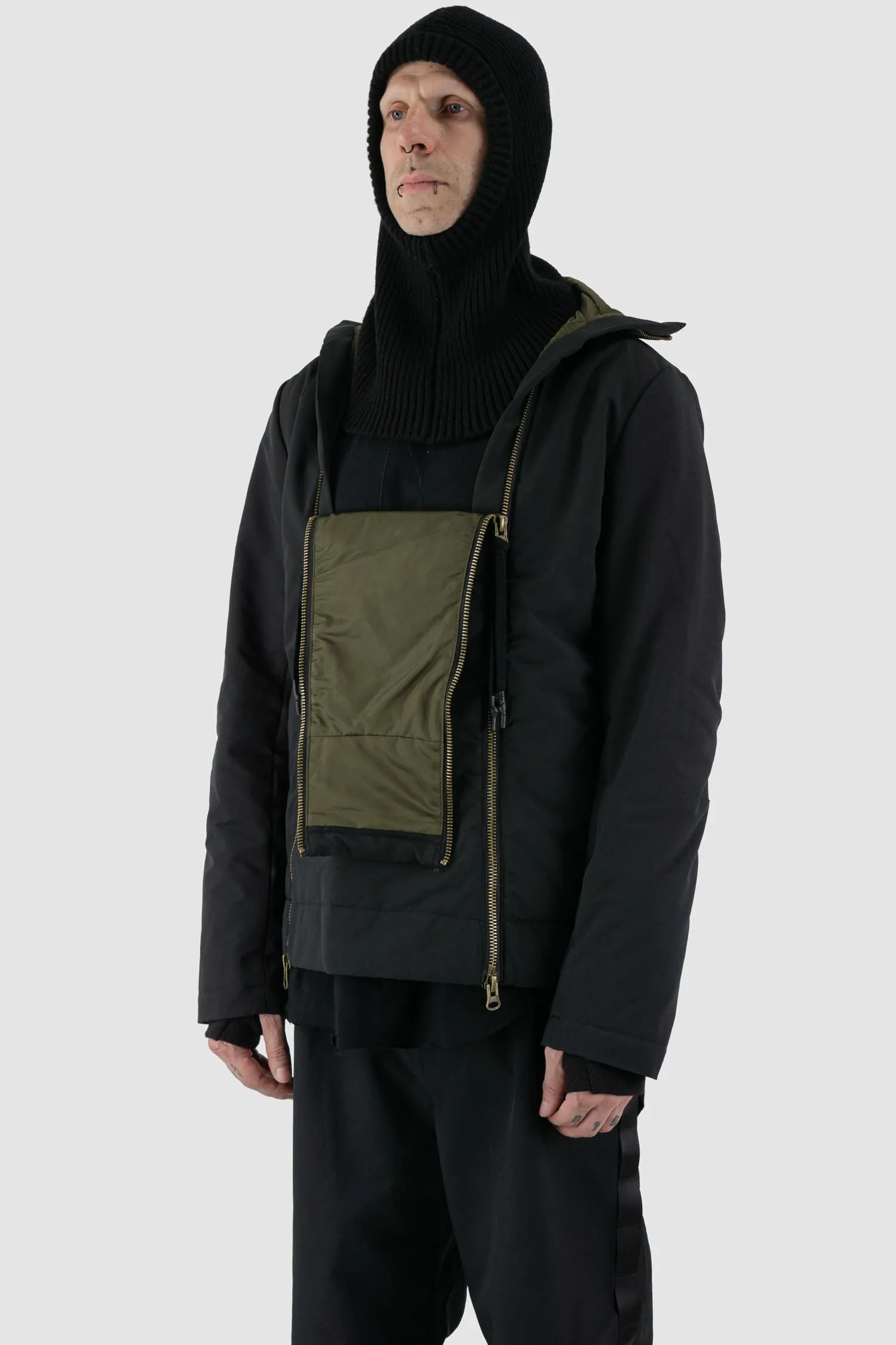 Knitted Wool Balaclava Hood