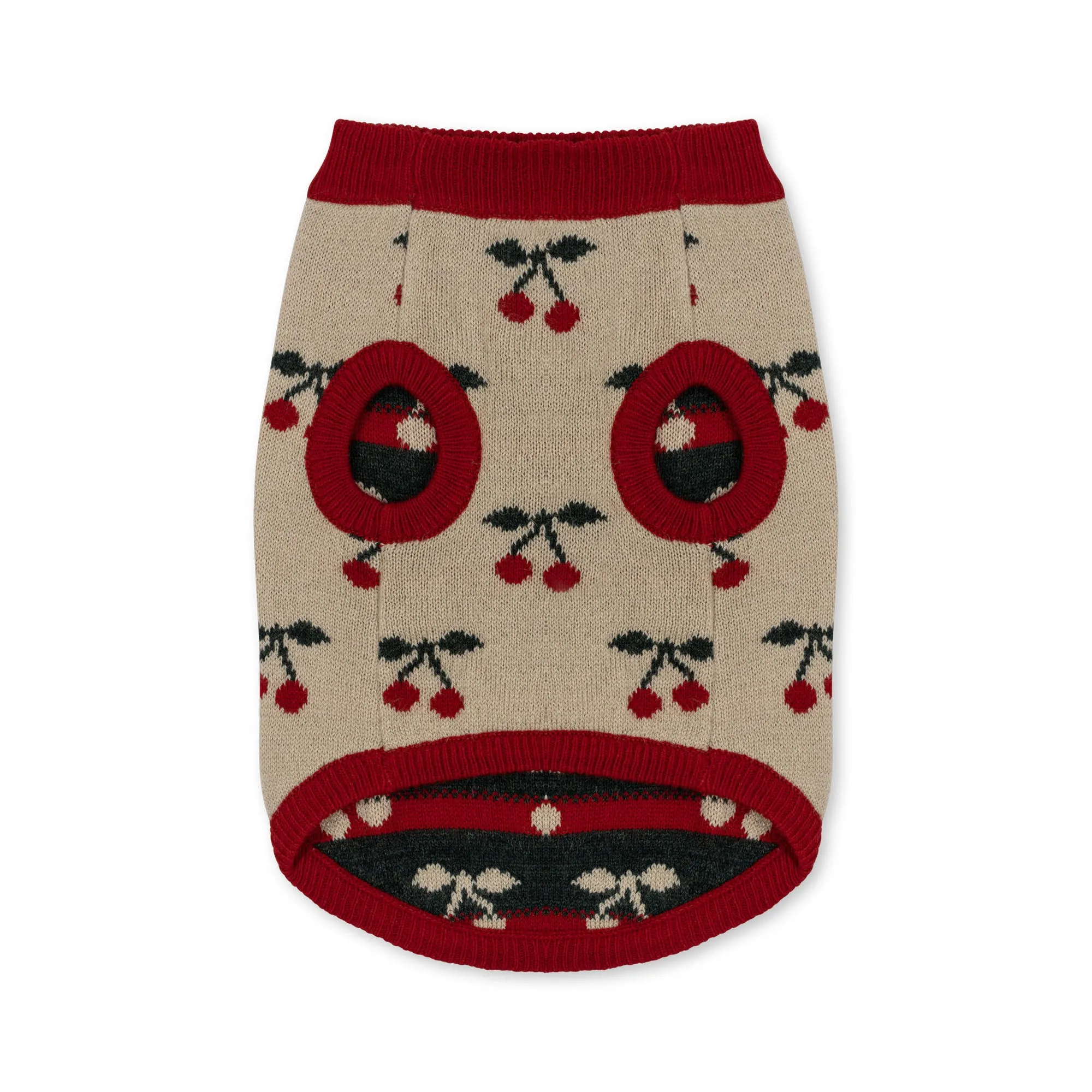 Konges Sløjd Cherry Knit Dog Vest Cherry One Size