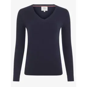 LeMieux Ladies Elite V-Neck Jumper Navy