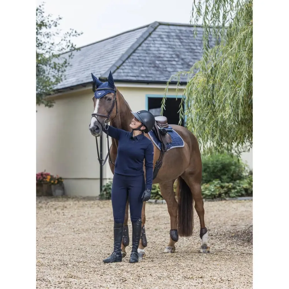 LeMieux Ladies Elite V-Neck Jumper Navy