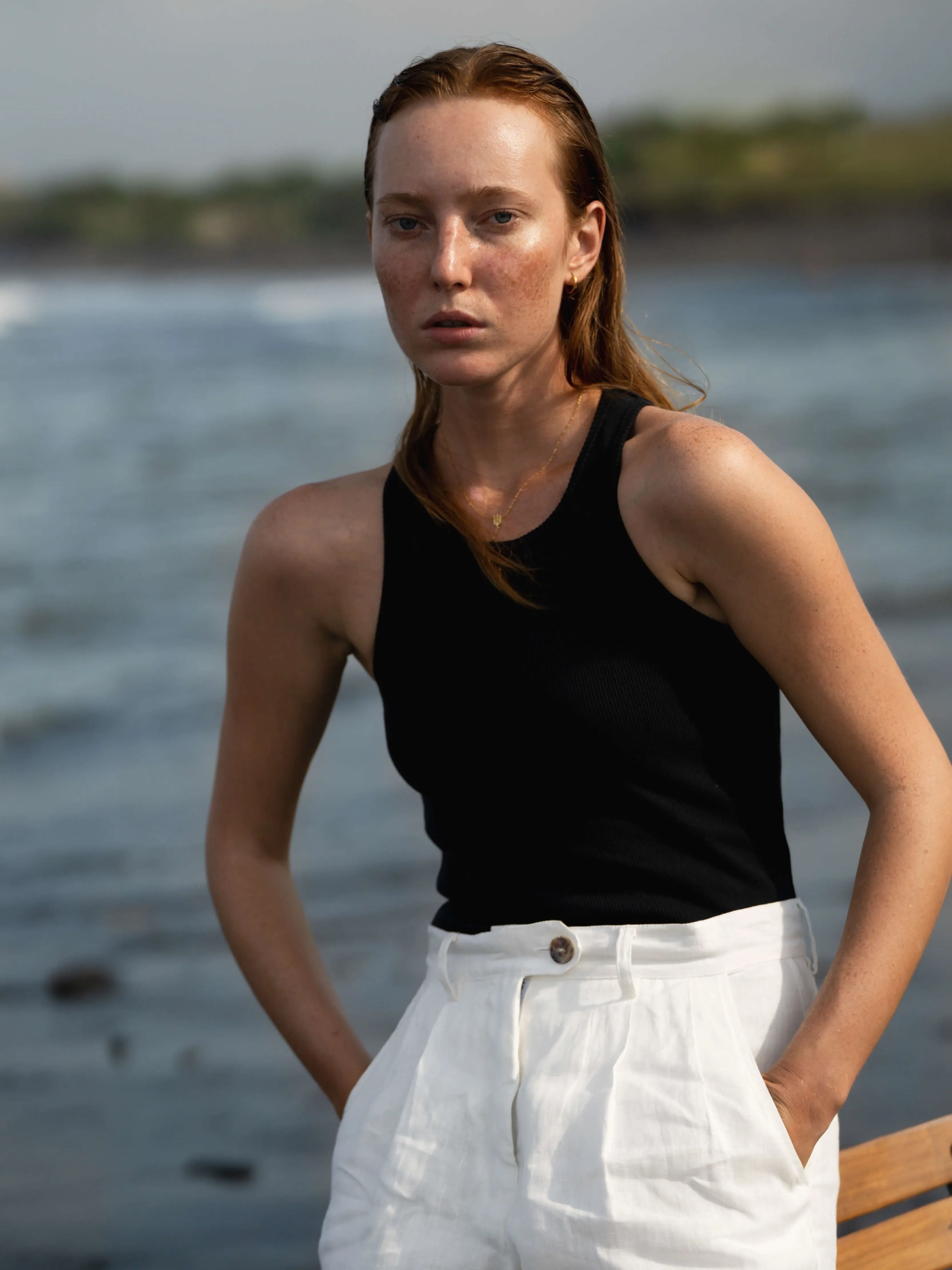 Linen Pleat Pant