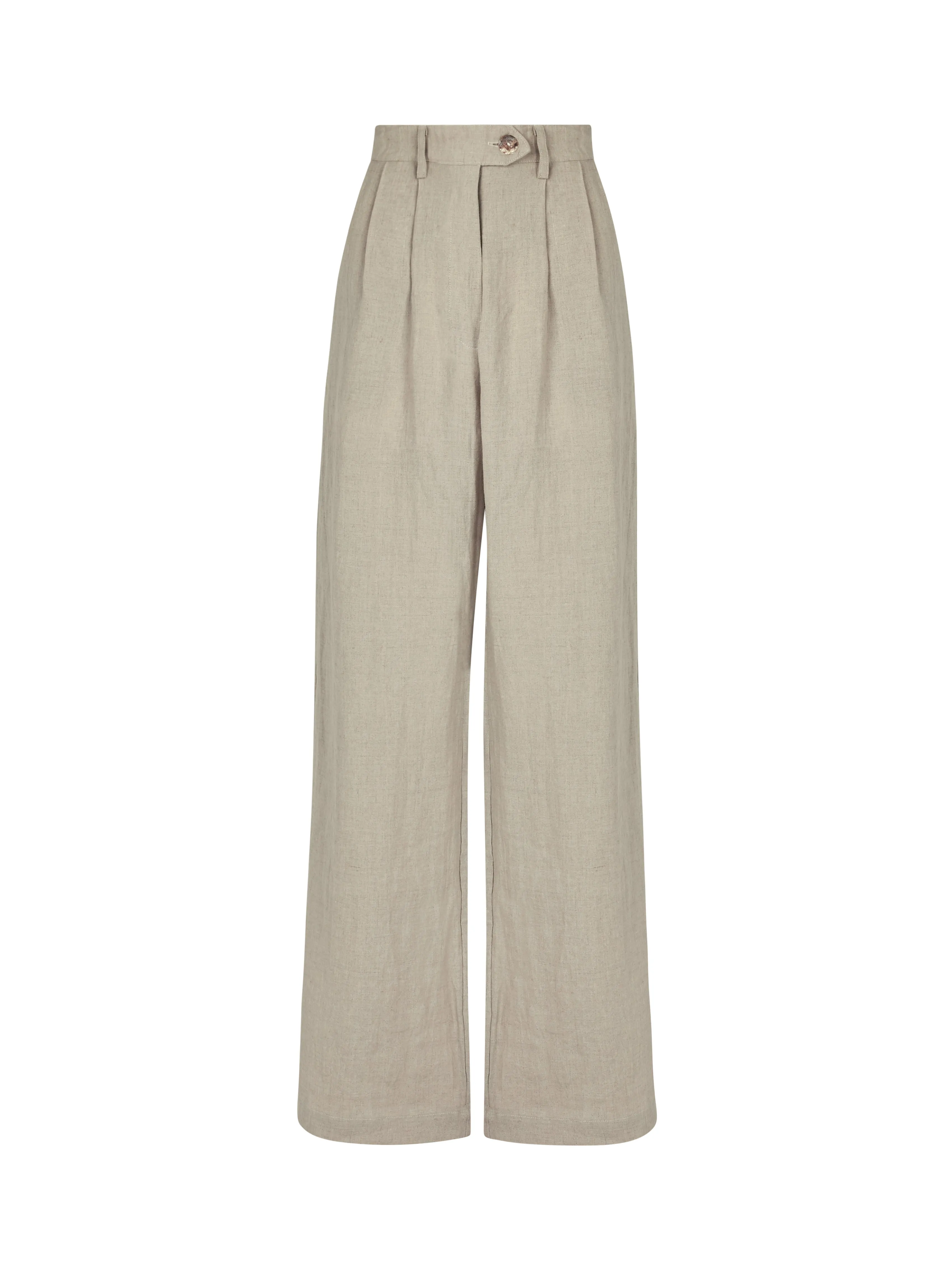 Linen Pleat Pant