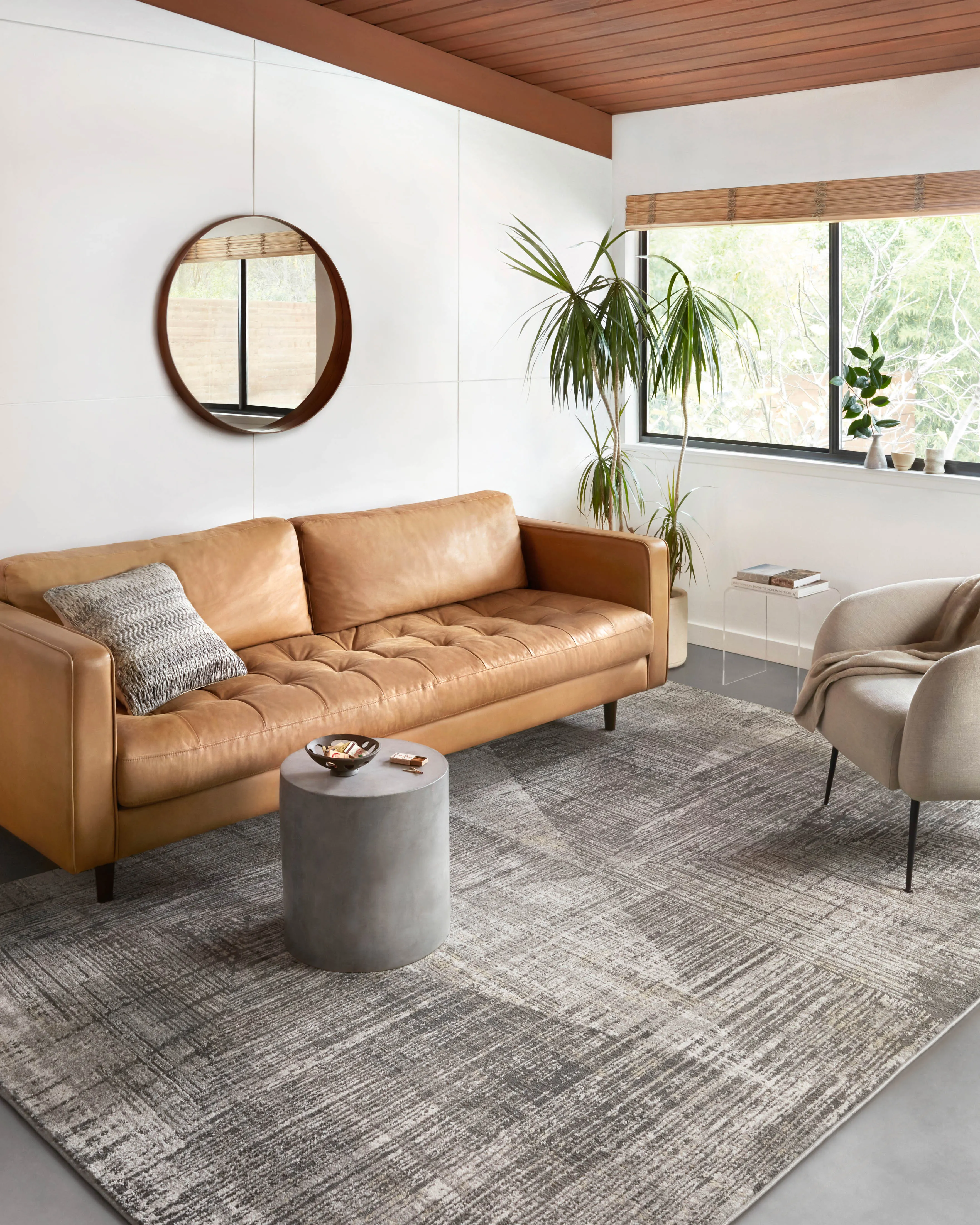 Maeve Rug in Granite & Gold