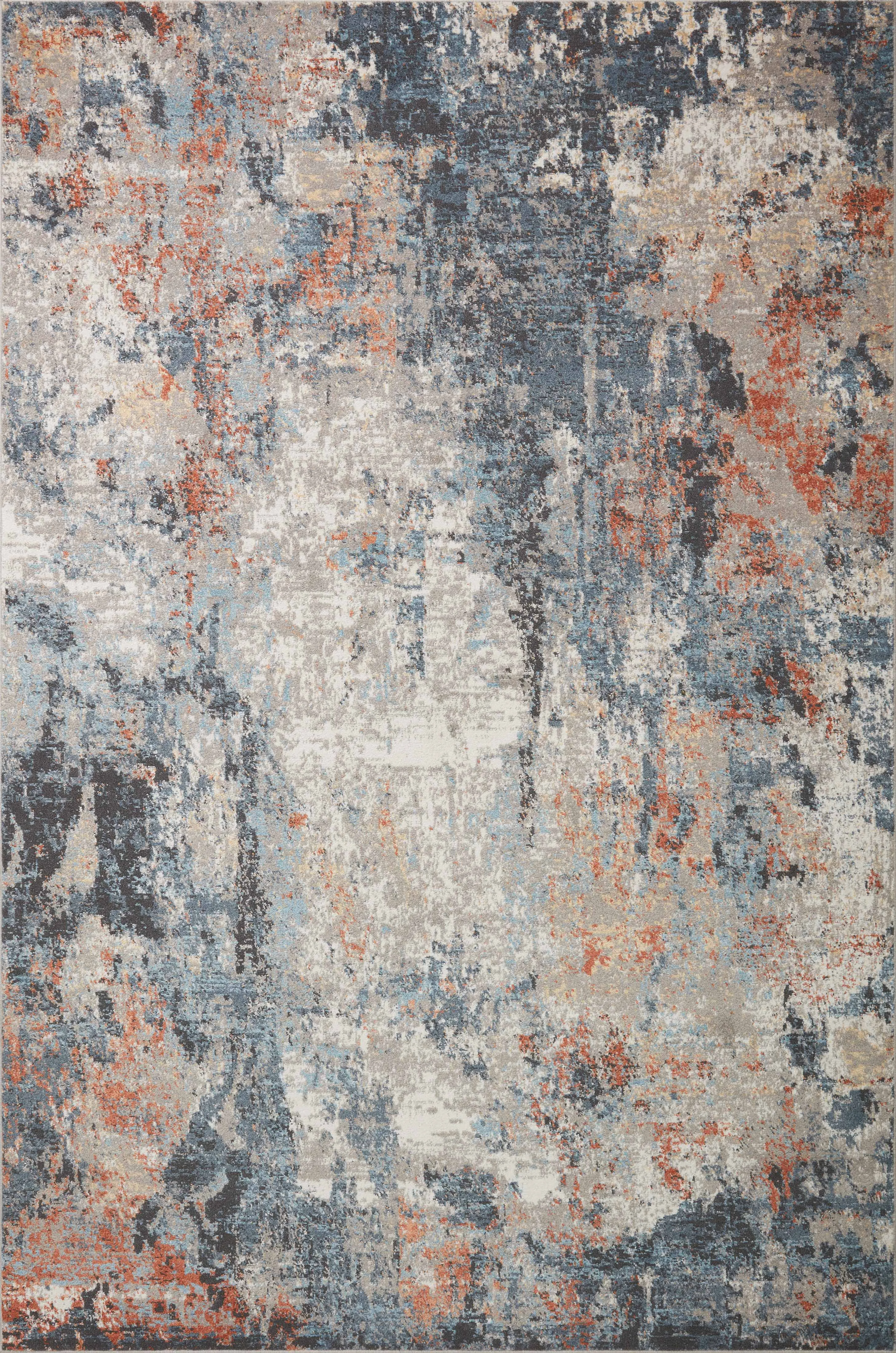 Maeve Rug in Silver & Slate
