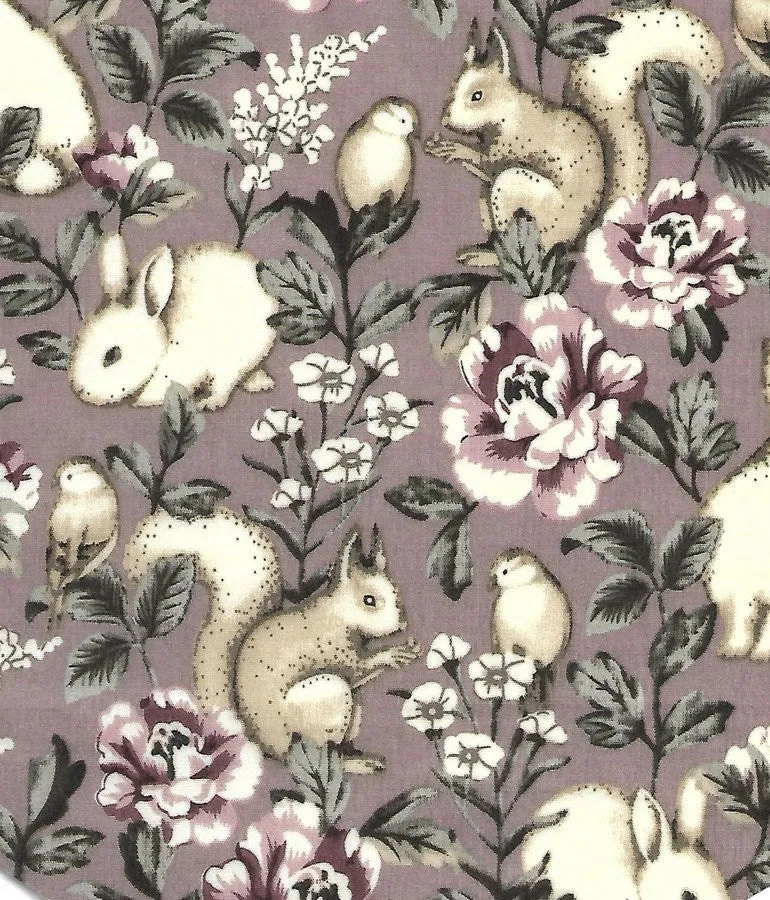 Mauve Bunny (teething bib)