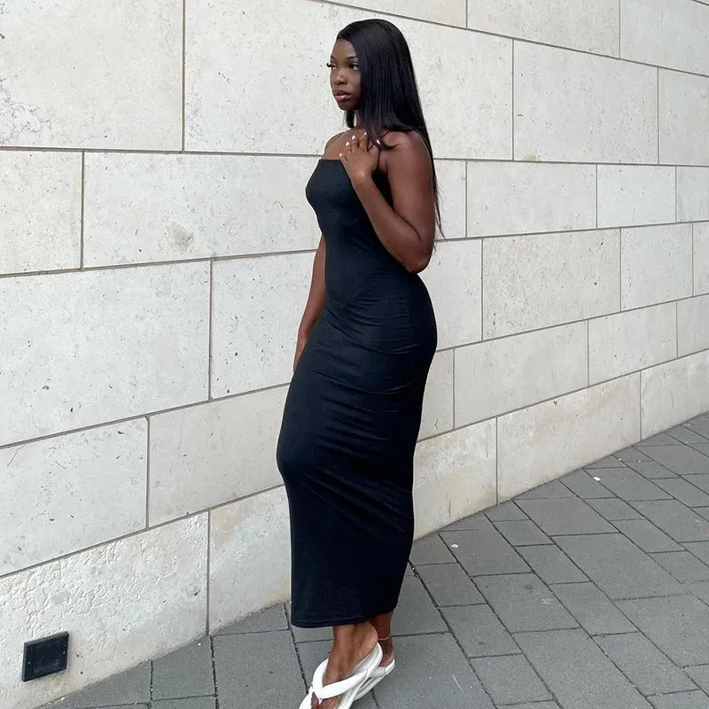 Maxi Backless Bodycon Dress