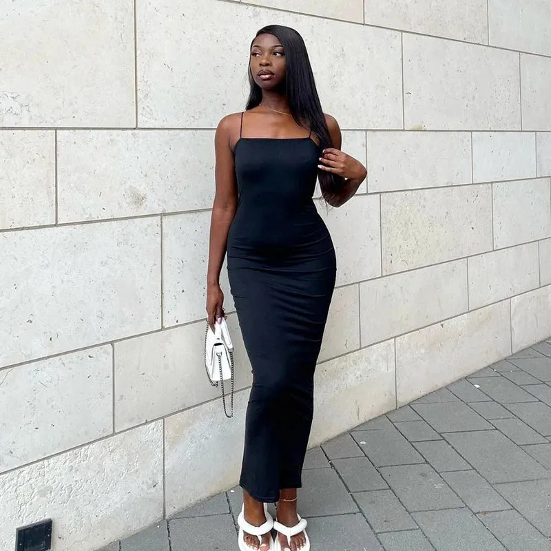 Maxi Backless Bodycon Dress
