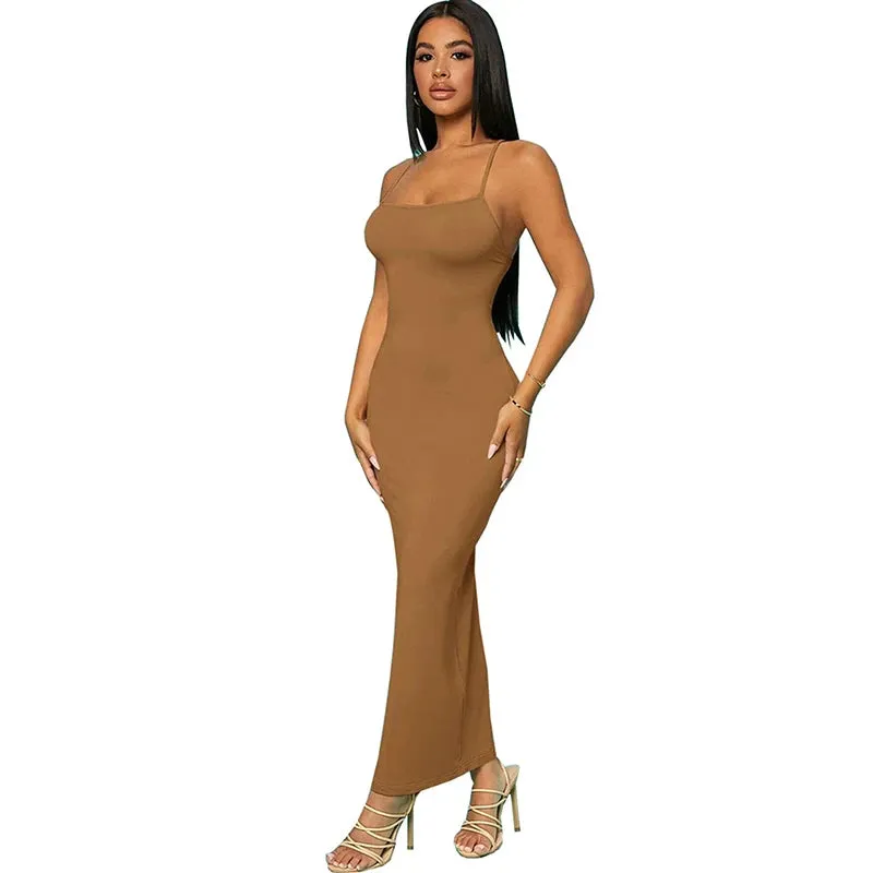 Maxi Backless Bodycon Dress