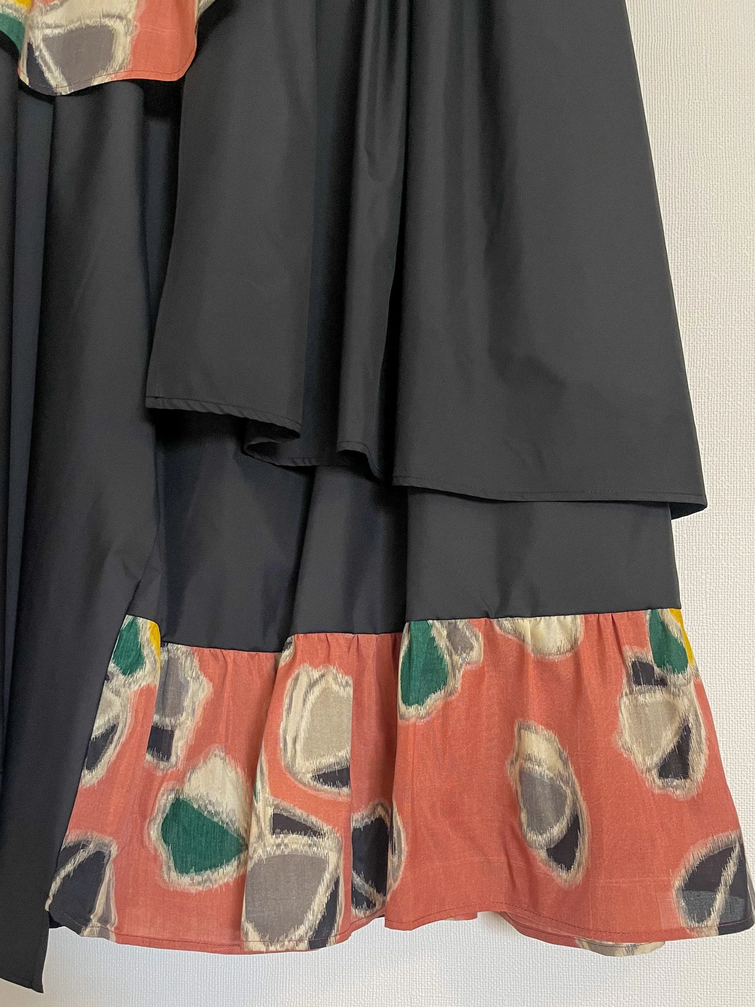 Meisen Layered Skirt Salmon Pink