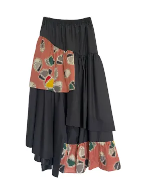 Meisen Layered Skirt Salmon Pink
