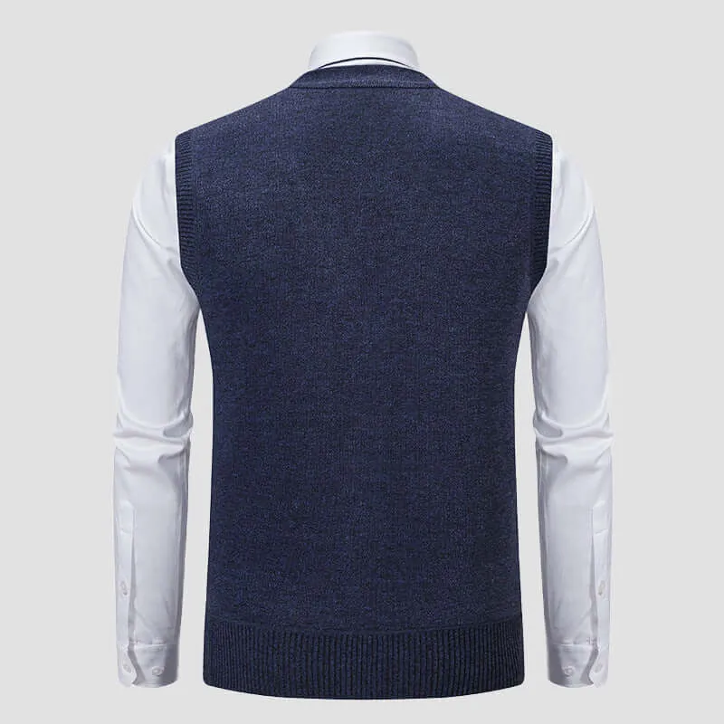 Men's Diamond Knitted Vest
