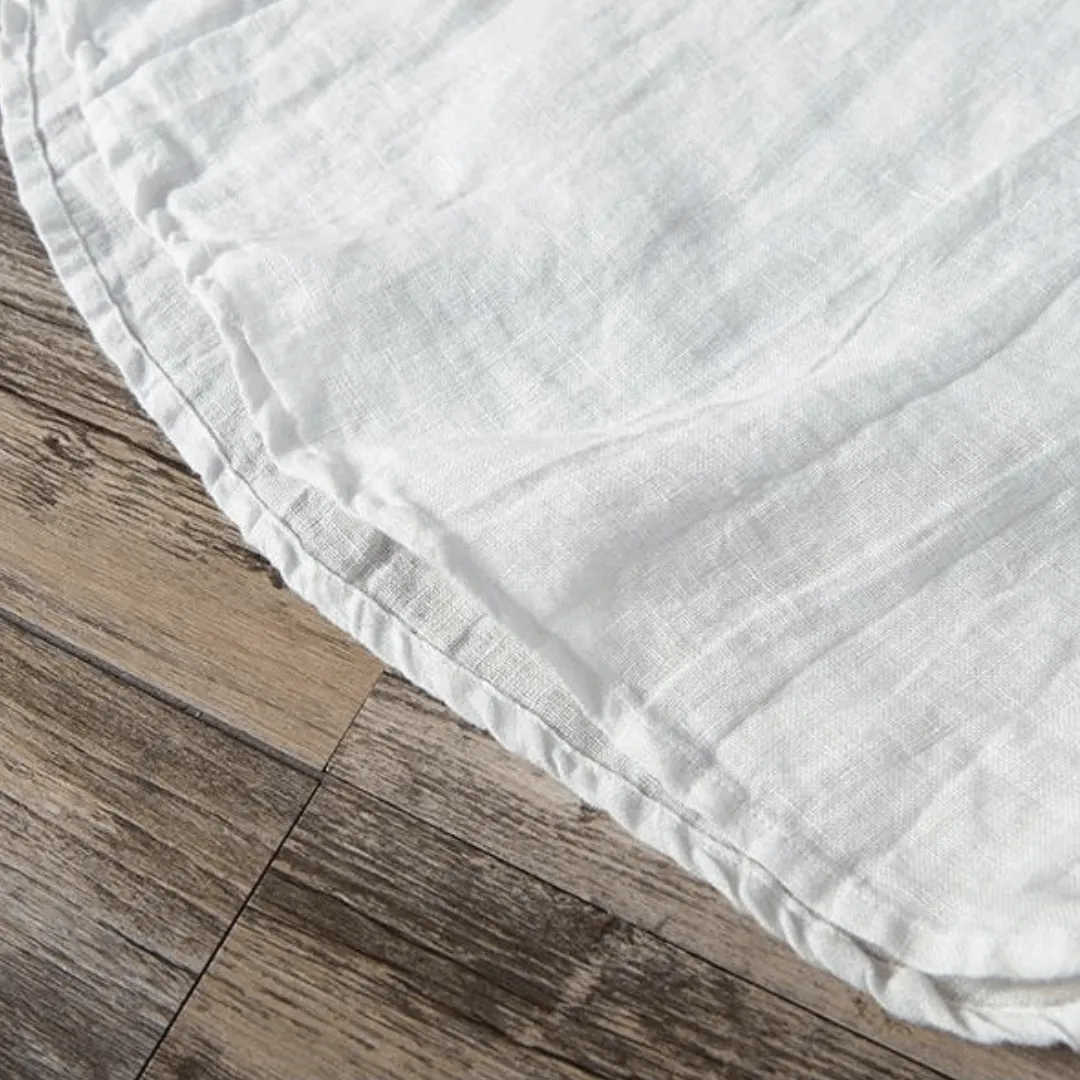 Men's Linen Henley Shirt