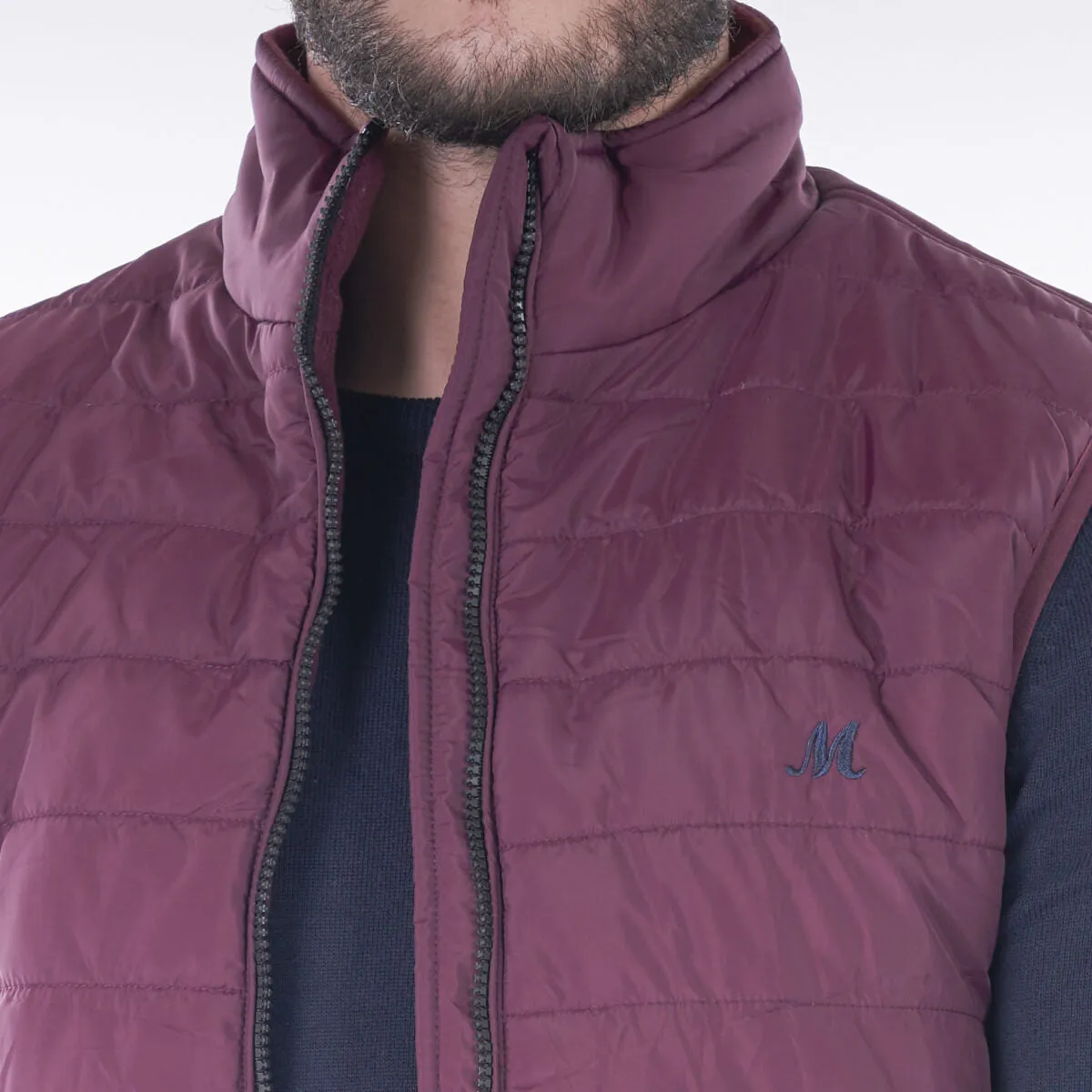 Mineral Trek Padded Gilet - Burgundy