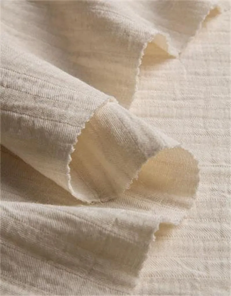 ORGANIC COTTON DOUBLE LAYERED ~ MUSLIN