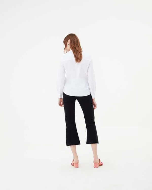 OVS® Stretch Cotton Shirt With Rounded Hem