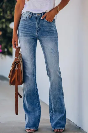 PC908 Mid-Rise Flare Jeans