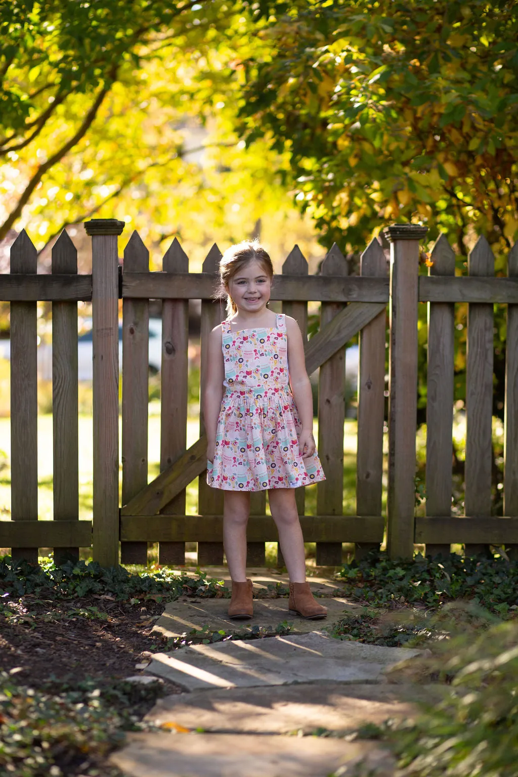 Pinafore Dress in Birthday