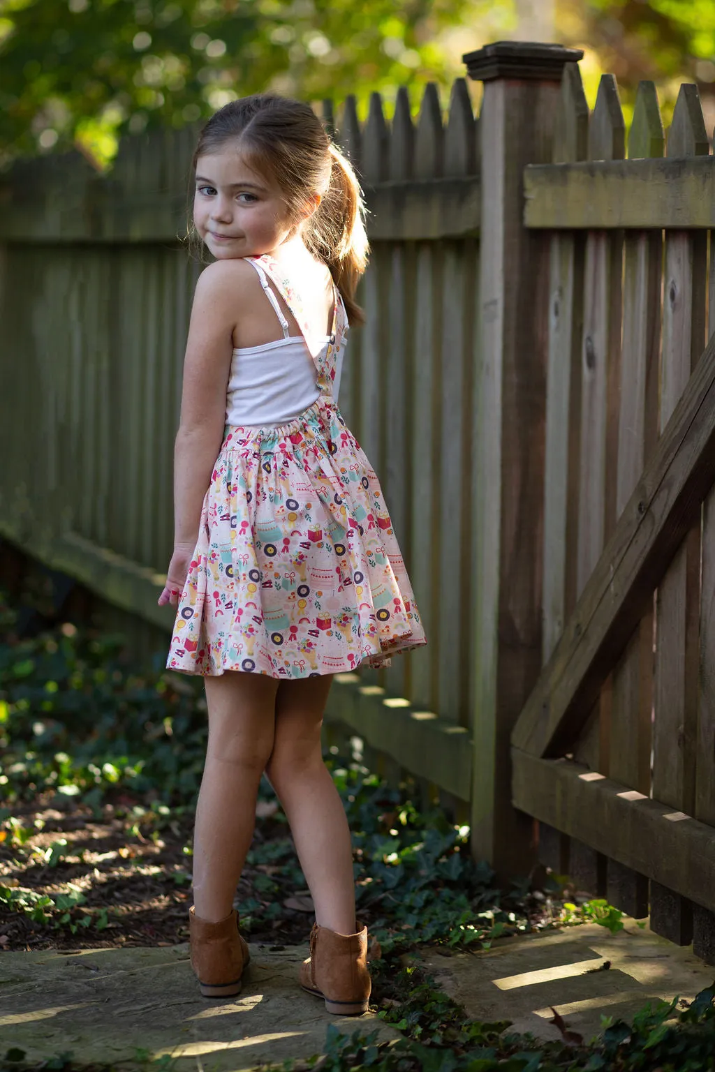 Pinafore Dress in Birthday